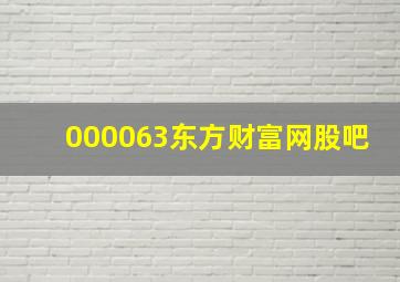 000063东方财富网股吧