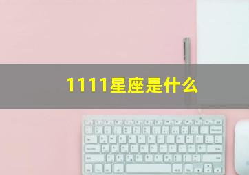 1111星座是什么