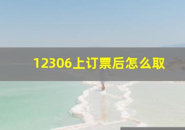 12306上订票后怎么取