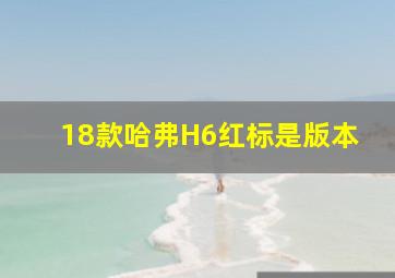 18款哈弗H6红标是版本