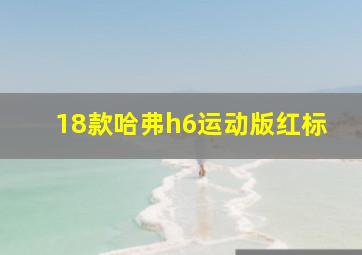 18款哈弗h6运动版红标