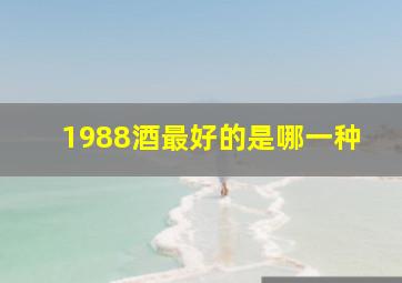 1988酒最好的是哪一种