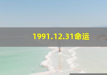 1991.12.31命运