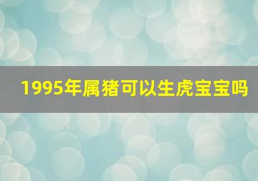 1995年属猪可以生虎宝宝吗