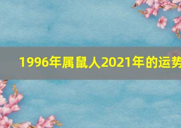 1996年属鼠人2021年的运势