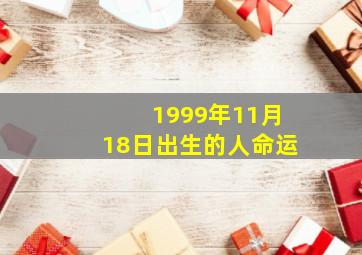 1999年11月18日出生的人命运