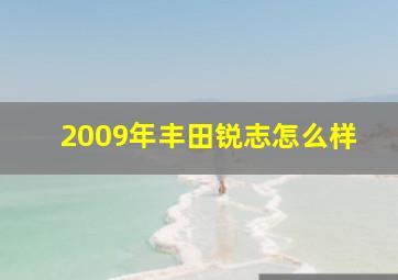 2009年丰田锐志怎么样