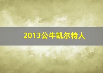 2013公牛凯尔特人