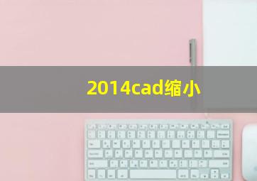 2014cad缩小