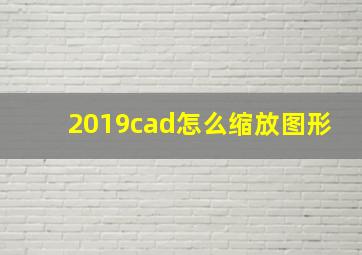 2019cad怎么缩放图形