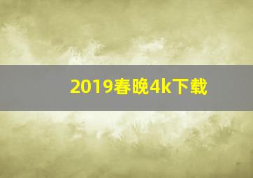 2019春晚4k下载