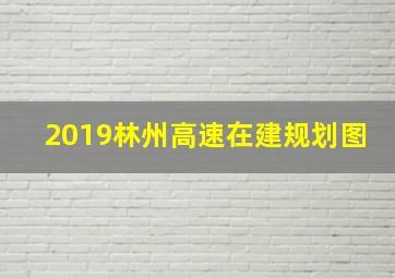 2019林州高速在建规划图