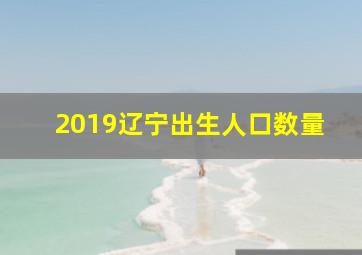 2019辽宁出生人口数量