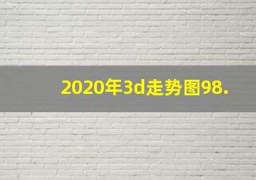 2020年3d走势图98.