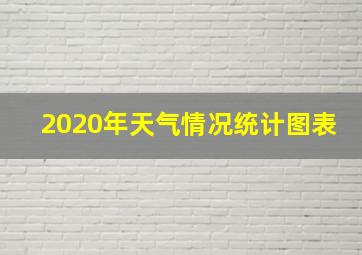 2020年天气情况统计图表