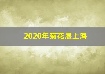 2020年菊花展上海