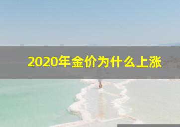 2020年金价为什么上涨