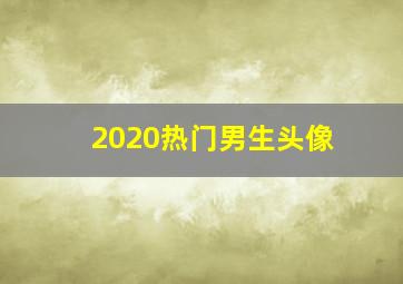 2020热门男生头像