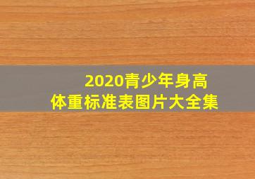 2020青少年身高体重标准表图片大全集