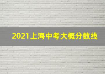 2021上海中考大概分数线