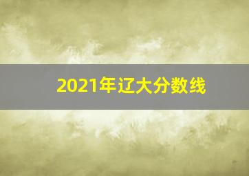 2021年辽大分数线