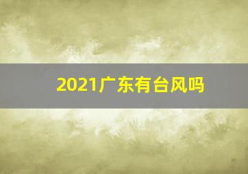 2021广东有台风吗