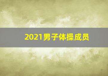 2021男子体操成员