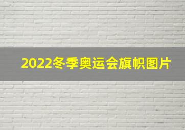 2022冬季奥运会旗帜图片