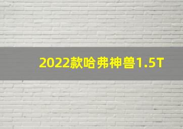 2022款哈弗神兽1.5T