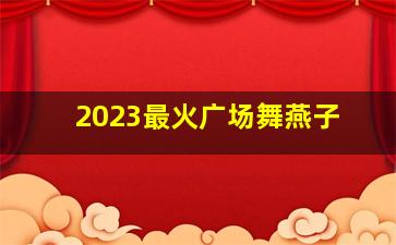 2023最火广场舞燕子