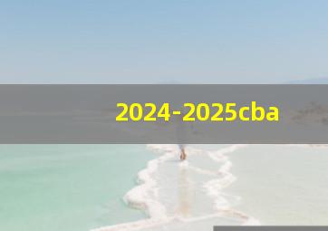 2024-2025cba