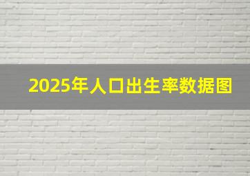 2025年人口出生率数据图