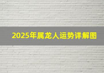 2025年属龙人运势详解图