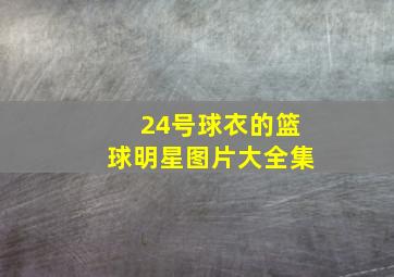 24号球衣的篮球明星图片大全集