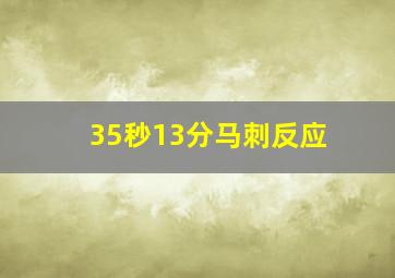 35秒13分马刺反应