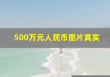 500万元人民币图片真实