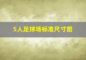 5人足球场标准尺寸图