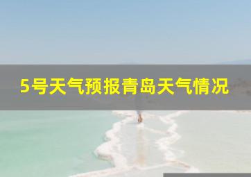 5号天气预报青岛天气情况