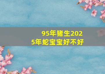 95年猪生2025年蛇宝宝好不好