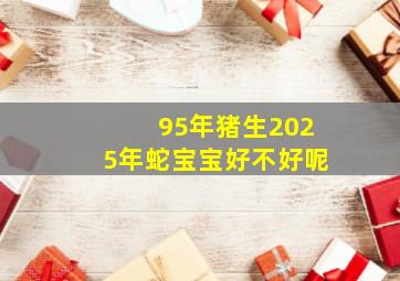 95年猪生2025年蛇宝宝好不好呢