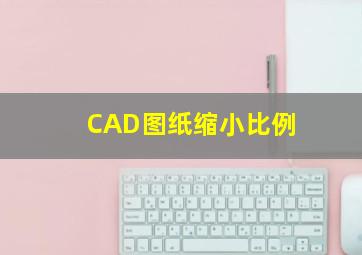 CAD图纸缩小比例