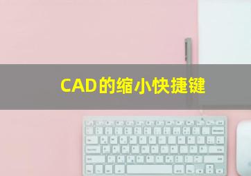 CAD的缩小快捷键