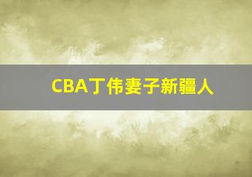 CBA丁伟妻子新疆人