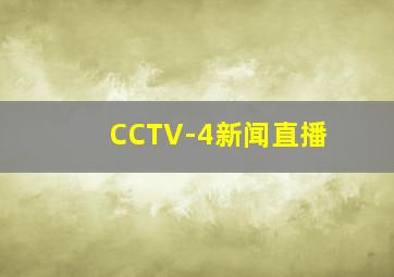 CCTV-4新闻直播