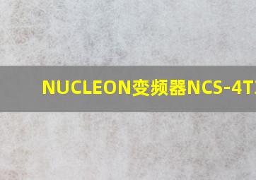 NUCLEON变频器NCS-4T3.7GB