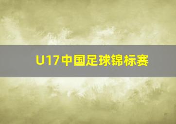 U17中国足球锦标赛