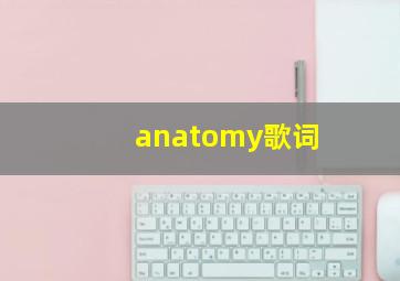 anatomy歌词