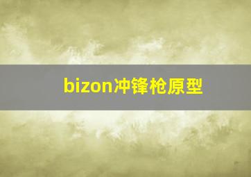 bizon冲锋枪原型