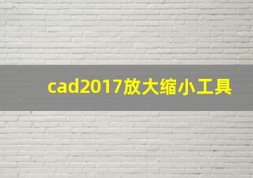 cad2017放大缩小工具