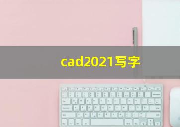 cad2021写字